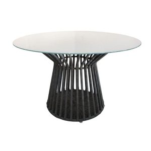 Madrid Table Round With Glass Top