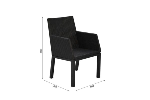 Polo Chair Weaving Dimension